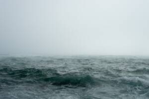 Stormy ocean to represent mood disorders